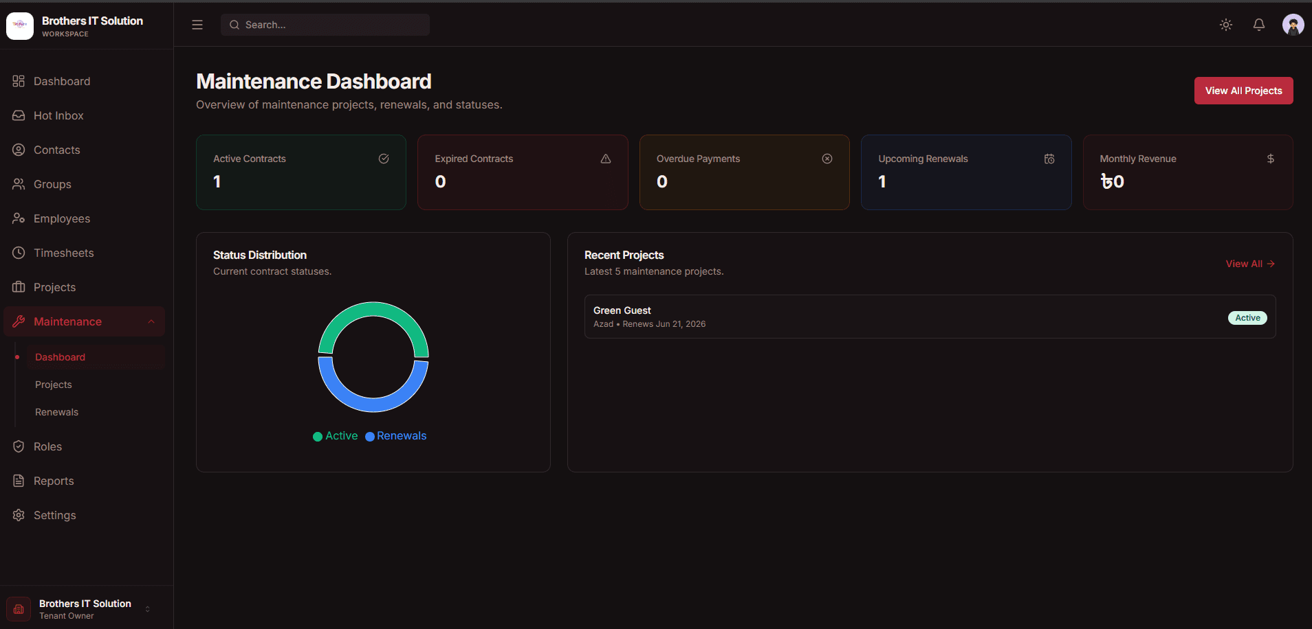 Enterprise CRM & Company Management Suite preview 3