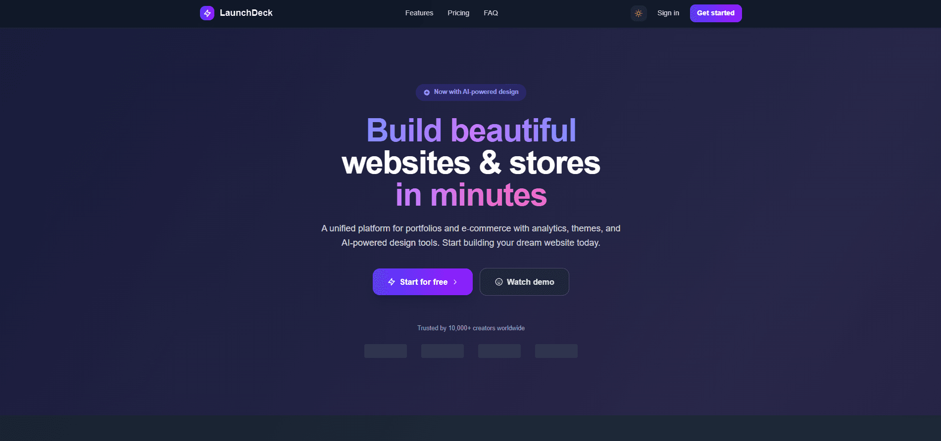 SaaS Portfolio & E-commerce Platform